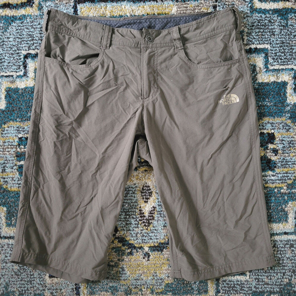 The North Face Womens 4 Cargo Hiking Bermuda Shorts Brown Outdoors Gorpcore